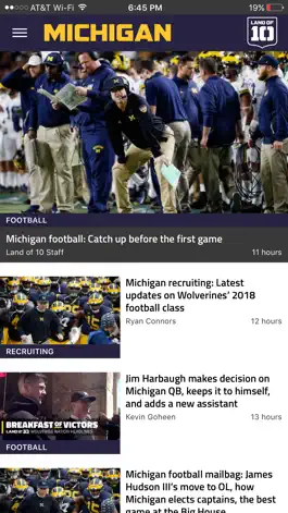 Game screenshot Landof10 - Big10 Football News apk