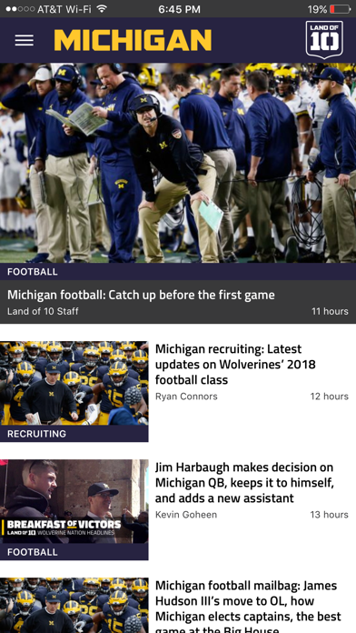 Landof10 - Big10 Football News screenshot 2