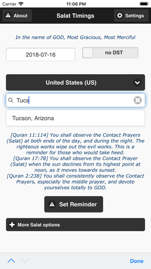 Contact Prayers (Salat) Times(圖7)-速報App