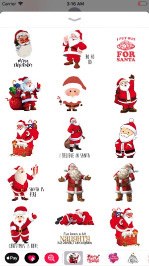 Christmas Santa Sticker Pack(圖4)-速報App