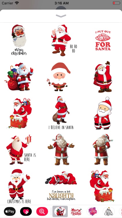 Christmas Santa Sticker Pack screenshot-3