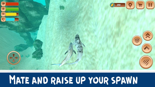 Giant Tiger Shark Simulator 3D(圖3)-速報App