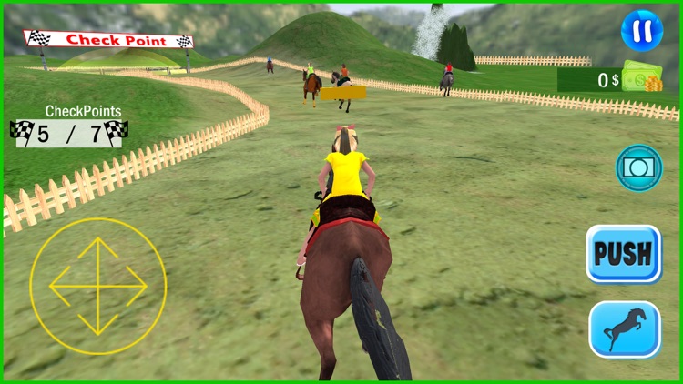 Mountain Horse Rider Race