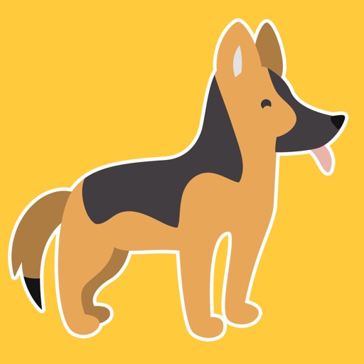 German Shepherd Stickers - Dog Police icon