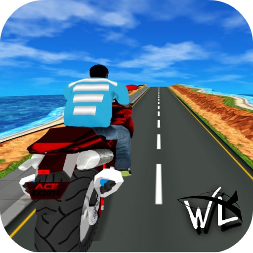 Motorcycle Racer Beat The Traffic Hill Climb Bike Icon