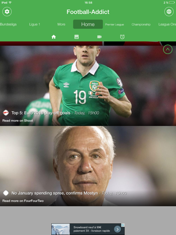 Football Addict: News & videos screenshot 2