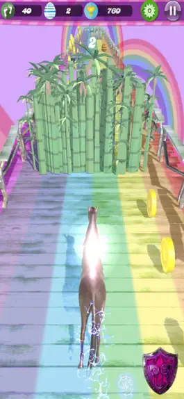 Game screenshot Unicorn Rainbow Runner apk