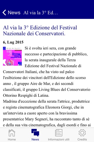 Festival Conservatori Frosinone screenshot 4