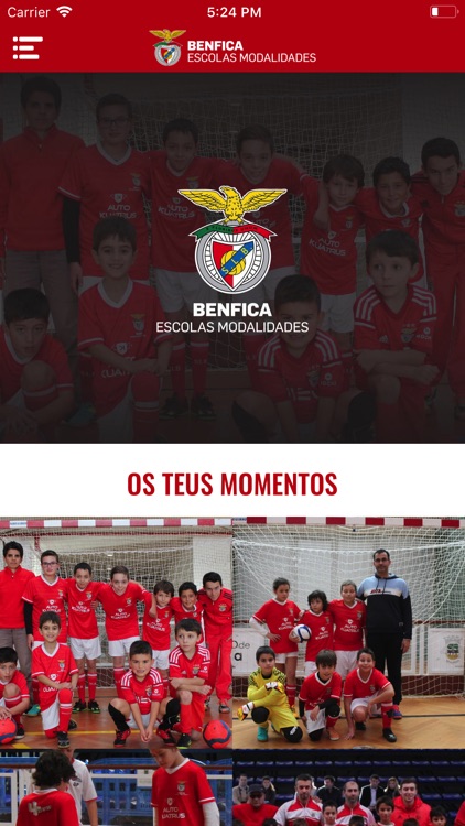 Benfica Escolas Modalidades