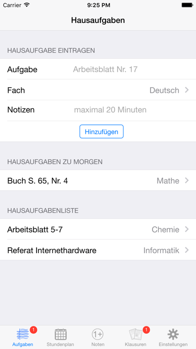 How to cancel & delete MARK - Mein Schülermanager from iphone & ipad 1