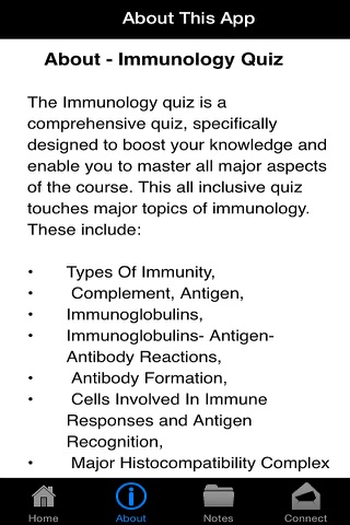 Immunology Quiz screenshot 2