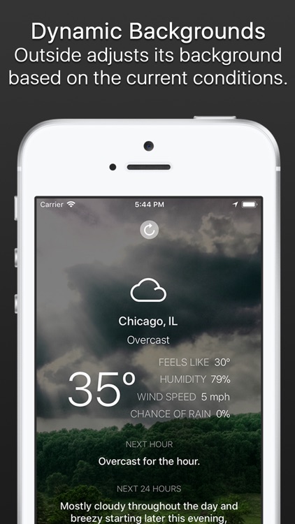 Outside - weather at a glance