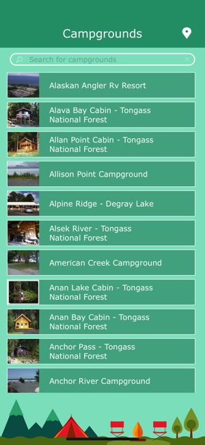 Alaska Campgrounds & Parks(圖2)-速報App