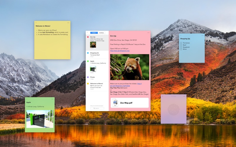 Memo - Sticky Notes screenshot1