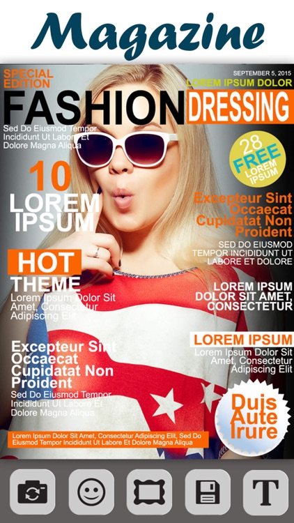 Magazine Frames Editor