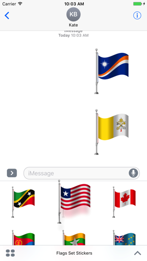 Flags Set Stickers(圖5)-速報App