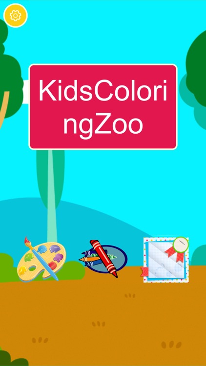 Kids Coloring Zoo Paint Tool