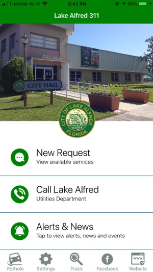 Lake Alfred 311 App