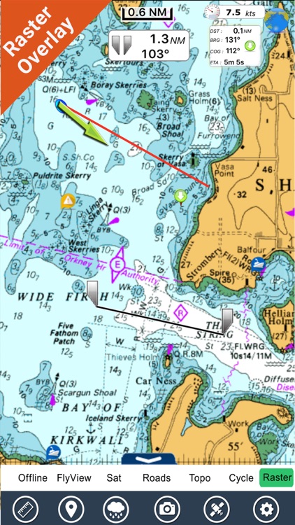 Scotland Nautical Chart HD GPS