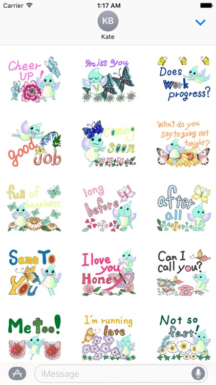 Lovely Butterfly Fairy Sticker