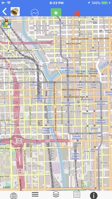 Chicago Subway Bus Offline Map screenshot 2