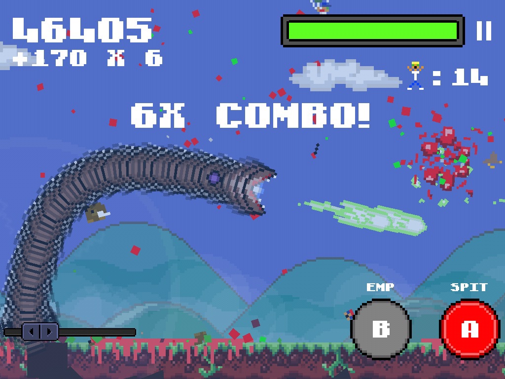 Super Mega Worm Lite screenshot 4