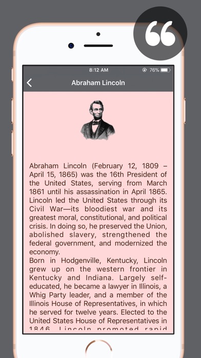 Abraham Lincoln Quotes Thought screenshot 2