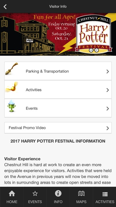 Chestnut Hill Harry PotterFest screenshot 2