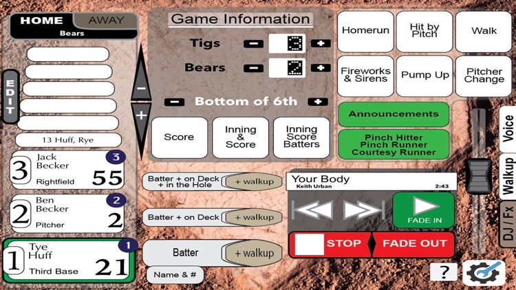 Gametime Announcer Travel Team screenshot-7