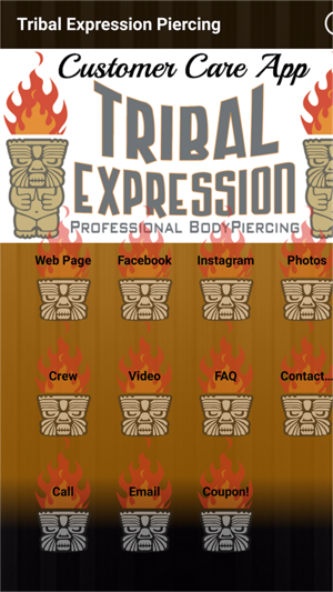 Tribal Expression Piercing