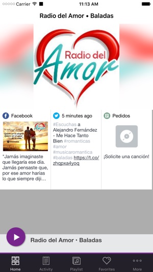 Radio del Amor • Baladas(圖1)-速報App