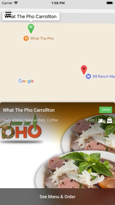 What The Pho Carrollton. screenshot 2