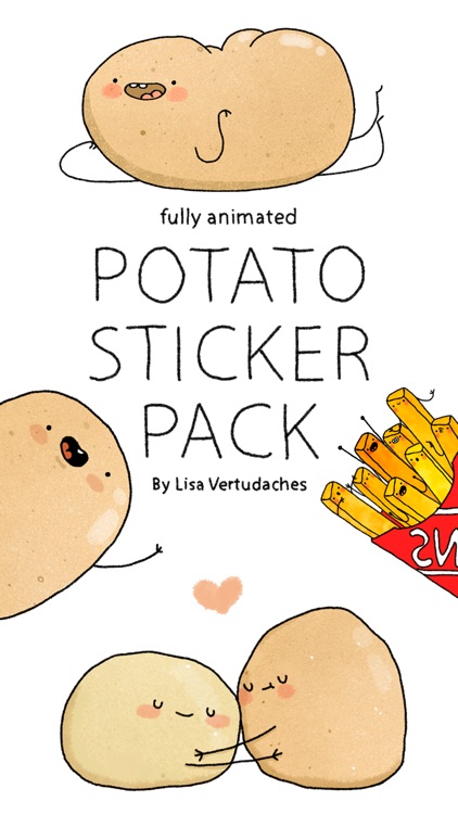 Potato Sticker Pack screenshot-0
