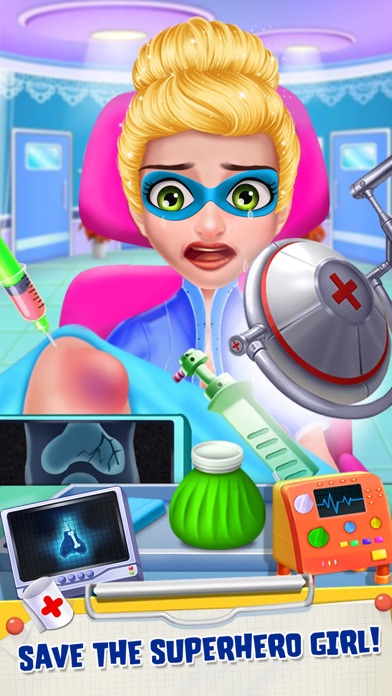Super Hero Girl Surgery Games screenshot 3