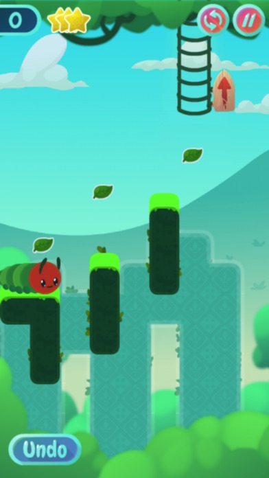 毛毛虫吃叶子-毛毛虫的陷阱大冒险 screenshot 4