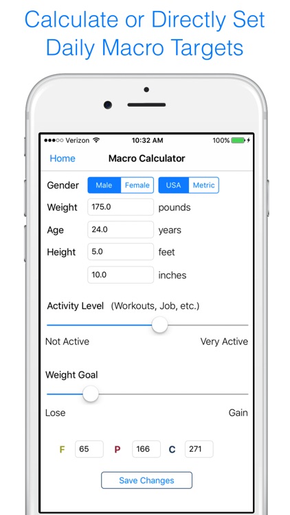 MacroTrak - Macro Tracker