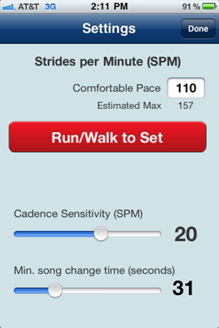 Upbeat Workouts for Runners screenshot 2