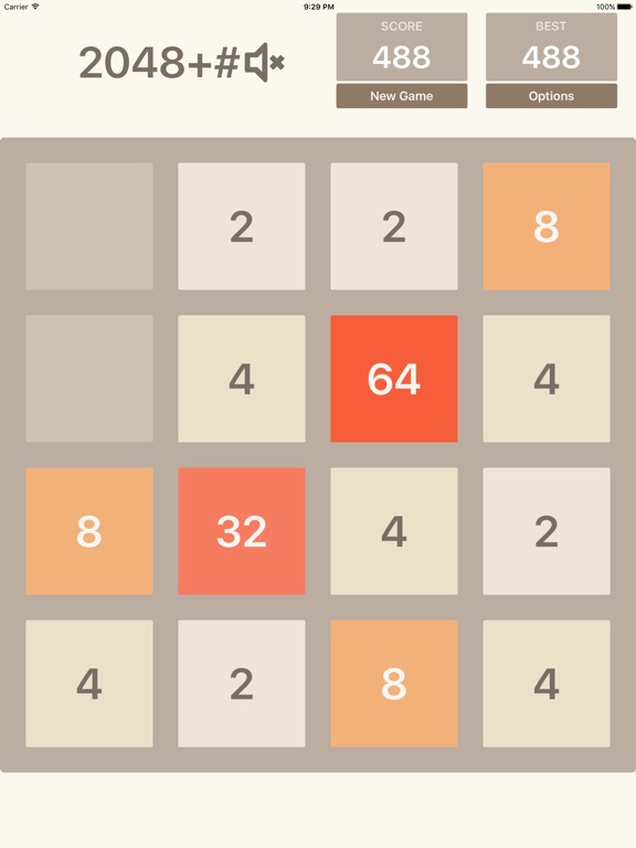 Игра 2048+# - Math puzzle game