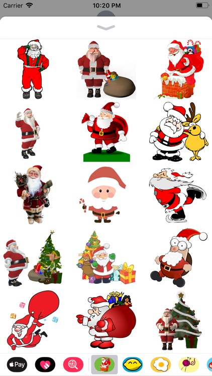 So Many Santa Stickers