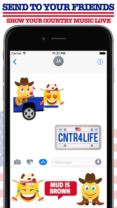 Country Music Emoji App screenshot 2