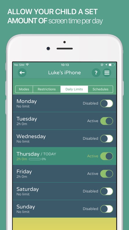 Kidslox Screen Time Parental Control