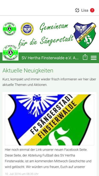 SV Hertha Finsterwalde e.V.