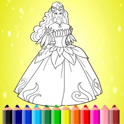 Cute Princess Color Pages