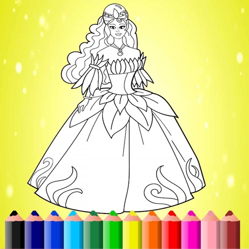 4700 Coloring Pages Cute Princess  HD