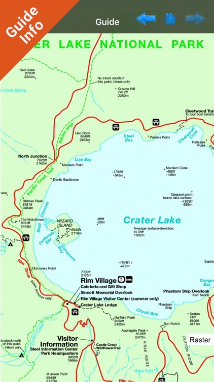 Crater Lake National Park - GPS Map Navigator screenshot-3