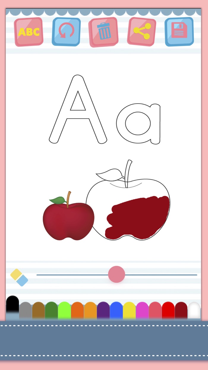 Calligraphy ABC Coloring Book