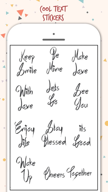 Typography Stickers