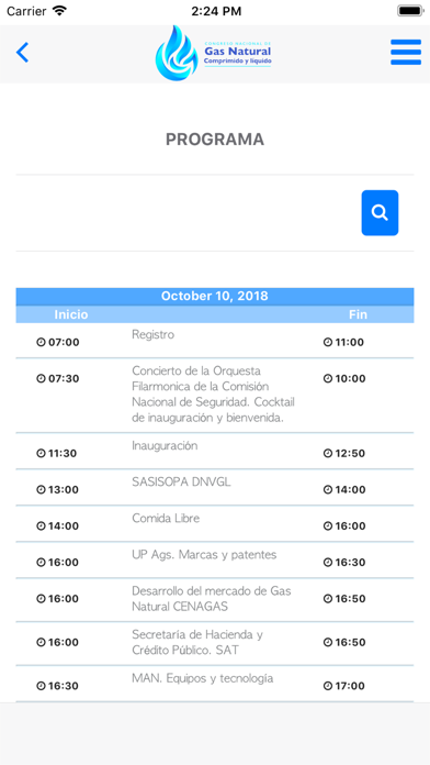 Congreso Nac. Gas Natural 2018 screenshot 4