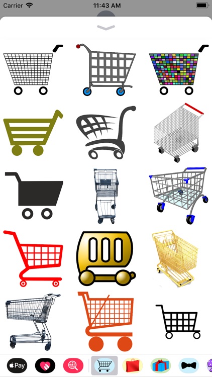 Shopping Cart Stickers