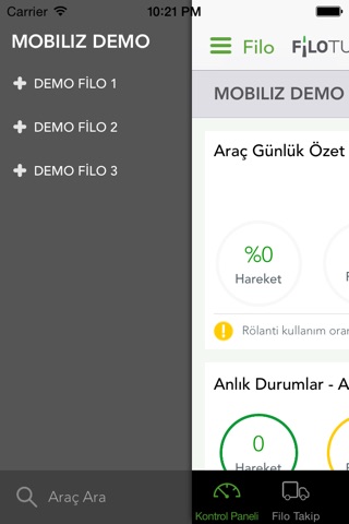 Mobiliz screenshot 2